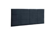 Painel Raissa 158 cm Suede Azul Marinho - Renascer Decor