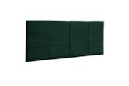 Painel Raissa 158 cm Suede Verde - Renascer Decor