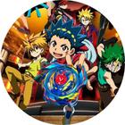 Painel Redondo 3D Sublimado Beyblade Frd-2645 - Felicitá