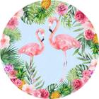 Painel Redondo 3D Sublimado Flamingo Frd-005