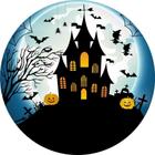 Painel Redondo 3D Sublimado Halloween Frd-5073