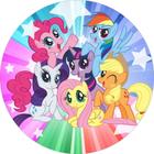 Painel Redondo 3D Sublimado My Little Pony Frd-6194