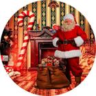 Painel Redondo 3D Sublimado Natal Frd-1812
