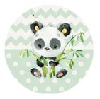 Painel Redondo 3D Sublimado Panda Frd-513