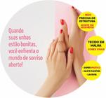 Painel Redondo 3D Unhas Manicure Abre Fácil Tecido 1,50M X