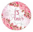 Painel Redondo C/ Elástico 1,50m 15 Anos