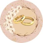 Painel Redondo C/ Elástico 1,50m Casamento