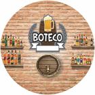 Painel Redondo De Festa Boteco 130X130 - Bt01 - X4adesivos