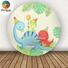 Painel de Festa Redondo Tecido Sublimado 3D Dinossauros Baby - Gol Decor -  Painel de Festas - Magazine Luiza