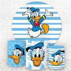 Painel Redondo E Capas 3D Sublimado Pato Donald Fkpc-734