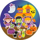 Painel Redondo Tecido Sublimado 3D Halloween WRD-5066