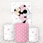 Painel Retangular E Capas 3D Sublimado Minnie Fkpc-833 - Felicitá