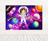 Painel Retangular Sublimado Astronauta 2,0X1,5 Frt-5468 - Felicitá