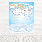 Painel Retangular Sublimado Chuva De Amor 1,5X2,2 Frt-5115