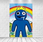 Painel Tecido - Sublimação - Rainbow Friends - Azul Babão