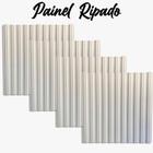 Painel Ripado 3D PVC Parede - 10 Placas - Fácil Instalação