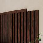 Painel Ripado Cabeceira Quarto Cama King - Urban Corten