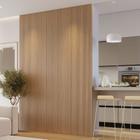 Painel Ripado Decorativo Toquio 100% Mdf em Placas Modular 174x250x3,3 Madeira