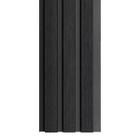 Painel Ripado para Área Externa Preto em Placas WPC 290cm x 20cm PEX