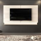 Painel Suspenso Home Moderno Para TV Até 75 Polegadas Sala de Estar Sala de Estar Off White
