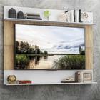 Painel TV 65" com Prateleiras Amsterdã Classic Multimóveis Rustic/Branco