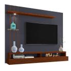 Painel TV até 55'' Com Led, Nichos e Prateleiras