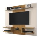 Painel TV Atlas Off White/Cinamomo/Ripado - Bechara