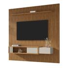 Painel TV Ripado Cancun Naturalle/Off White - Bechara