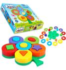 Paki Formas Brinquedo Infantil Didático Pedagógico Árvore Encaixe Formas Geométricas - Paki Toys