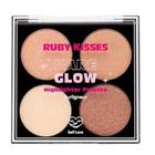 Paleta de Iluminador Ruby Kisses Rare Glow Highligther Palette Surligneur 8g Rkb06br0821