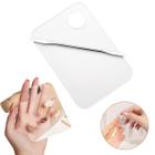 Paleta De Mistura De Maquiagem Com Espátula Aço Inox Resistente Aplica Base