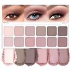 Paleta de sombras AMY'S DIARY 12 cores rosa claro roxo