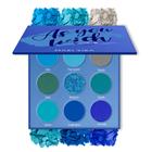 Paleta de sombras MAKI YIKA Blue 9 cores Matte Shimmer Glitter