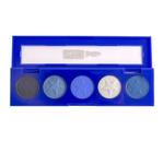 Paleta De Sombras Safi Lette Azul Safira 5 Cores