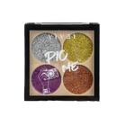 Paleta Glitter 4 Cores Vivai 4027.4 - Fixação Cremosa