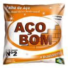 Palha de Aço Pacote 20 Unidades 22gr Nº2 - Aço Bom