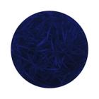 Palha Madeira Azul Escuro P/ Cestas Presentes Enfeite 500g