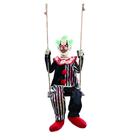 Palhaco decorativo mike son luz movimento 135cm halloween - Cromus