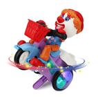 Palhaço Triciclo Empina e Gira Infantil Com Luzes e Sons - Fun Game