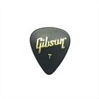 Palheta Celuloide Gibson Fina Aprgg 74T Preta 12 Unidades