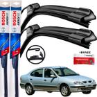 Palheta Dianteira Par Limpador de Parabrisa Para Brisa Original Bosch Renault MEGANE 1996 97 98 99 00 01 02 03 04 2005