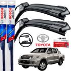 Palheta Dianteira Par Limpador de Parabrisa Para Brisa Original Bosch Toyota Hilux 2006 07 08 09 10 11 12 13 14 2015