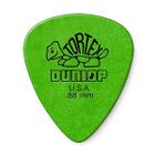 Palheta Dunlop Tortex 0.88 Mm Verde Pacote Com 12 Unidades