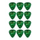 Palheta Fender Heavy Celuloide Premium 351 Shape Green Moto Quantidade:12 Pçs