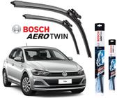 Palheta Limpador Parabrisa Originial Bosch AeroTwin VW Polo Comfortline HighLine 2017 2018 2019 2020