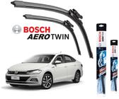 Palheta Limpador Parabrisa Originial Bosch AeroTwin VW Virtus Comfortline HighLine 2018 2019 2020