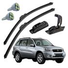 Palheta Limpador Parabrisa Toyota RAV4 2005 A 2012 + Pingo T10 - Tiger Auto