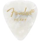 Palheta Premium Celuloide White Moto Heavy 351 - Fender