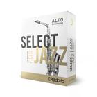 Palheta Sax Alto 3M (10Unidades) Filed D'Addario Select Jazz - Dd woodwinds