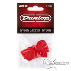 Palhetas Dunlop Nylon Jazz Ill Red 6 Unid. 47p3n
